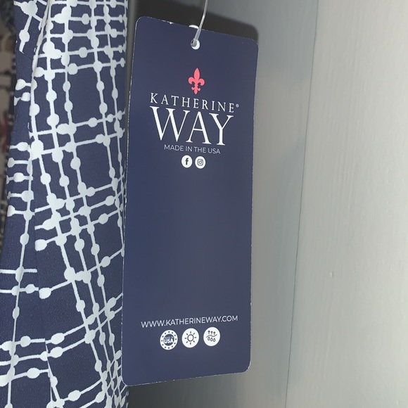 Kathryn Way NWT Dress, Button Neckline, Pockets, Stretch, Golf, Vacation, Resort - Picture 9 of 13